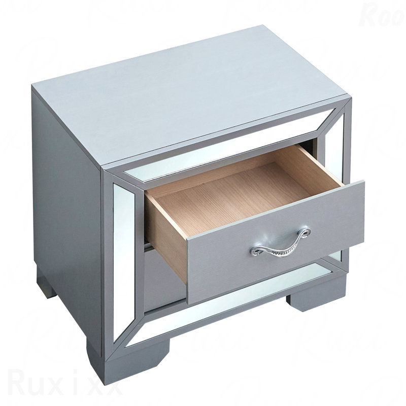 Silver Nightstand