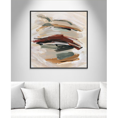 «Carmina Spring Shadows» par Susan Jill - peinture sur toile à cadre flottant