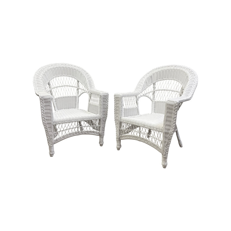 Chaise de patio Camacho, Blanc