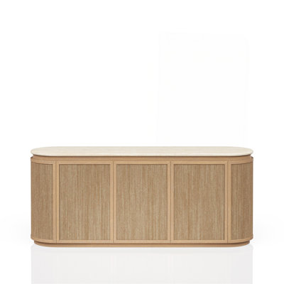 Stone Top and Rope Front Server