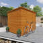 Tiger Shiplap Pent Wooden Shed-122442415