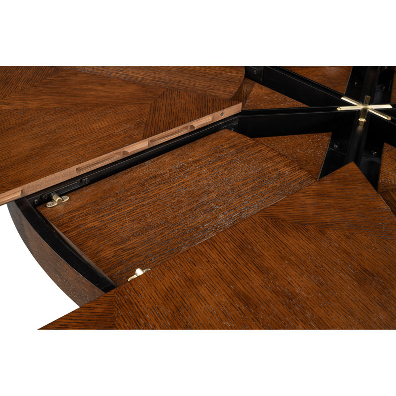 Giselle Oak Round Dining Table, Palladio, 30"H x 66"L x 66"W