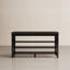 Banc à chaussures en bois massif à 3 niveaux avec rangement-329405253-329492501