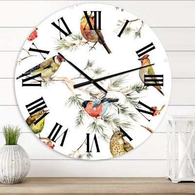 Forest Forests On Branches - Horloge murale traditionnelle