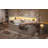 Upholstered Twin Size Platform Bed With USB Ports And LED Belt, With Trundle-1233432161