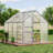 6x8 Ft Heavy-Duty Walk-in Polycarbonate Greenhouse with Aluminum Frame, Sliding Door and Adjustable Roof Vent for Year-Round Plant Protection-124940786