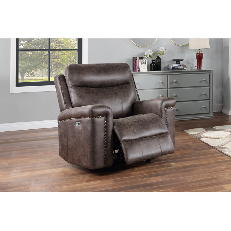 Annakiya Upholstered Recliner, Power