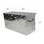 Aluminum Heavy Duty Pick Up Atv Trailer Tool Box With Lock (24''x10''x12'' Silver)