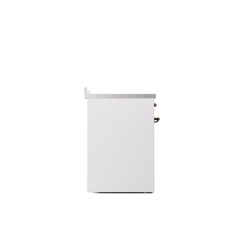 ILVE Nostalgie II 30 in Induction Range, White/Bronze