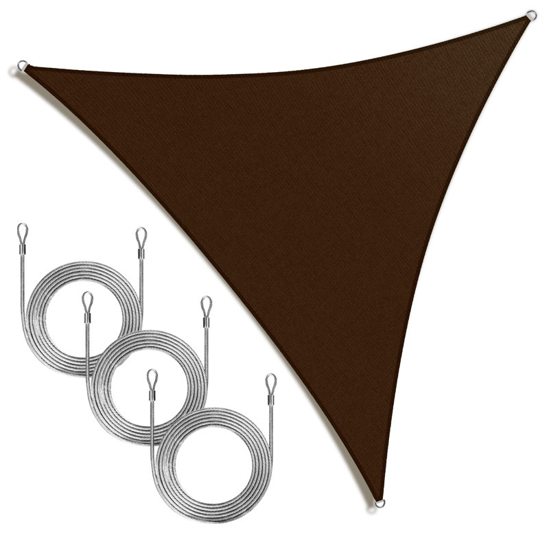Voile d'ombrage en triangle Amgo, Tanné, 28 pi x 28 pi x 28 pi