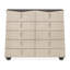Fantosini 10-Drawer Mule Chest - Silver Mist
