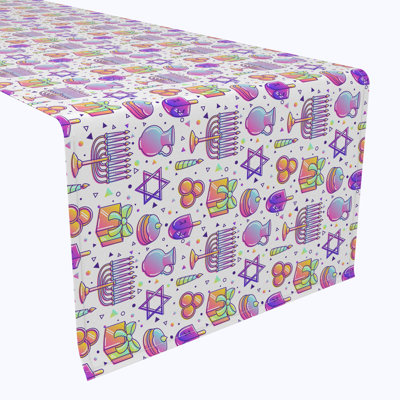 Westbeth Geometric Hanukkah Table Runner
