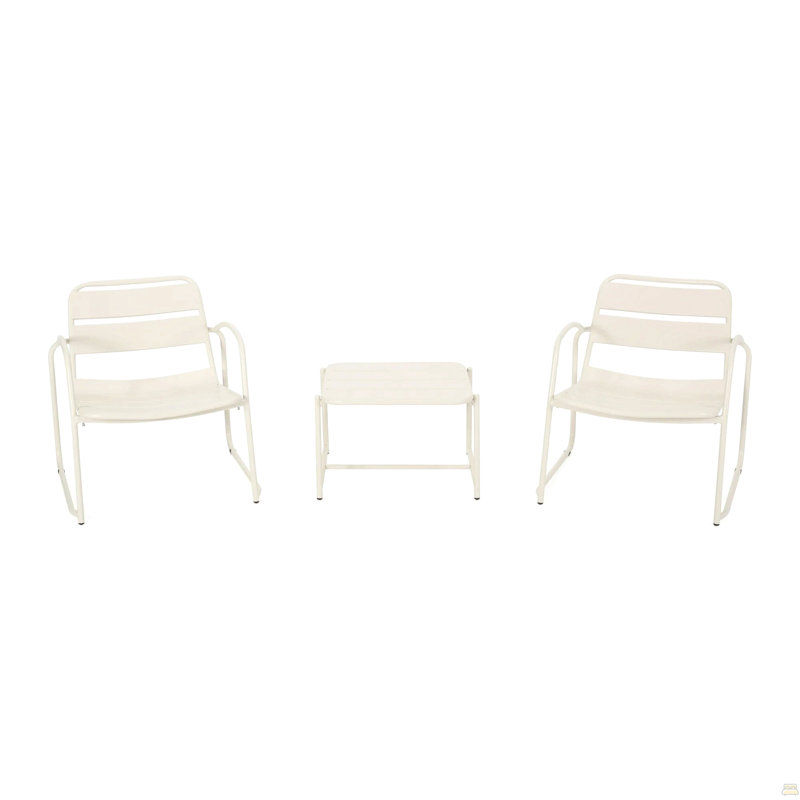 Ensemble de conversation, Blanc mat