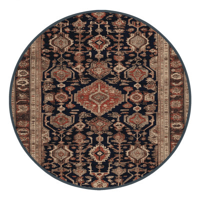 Machine Washable Persian Brown Area Rug