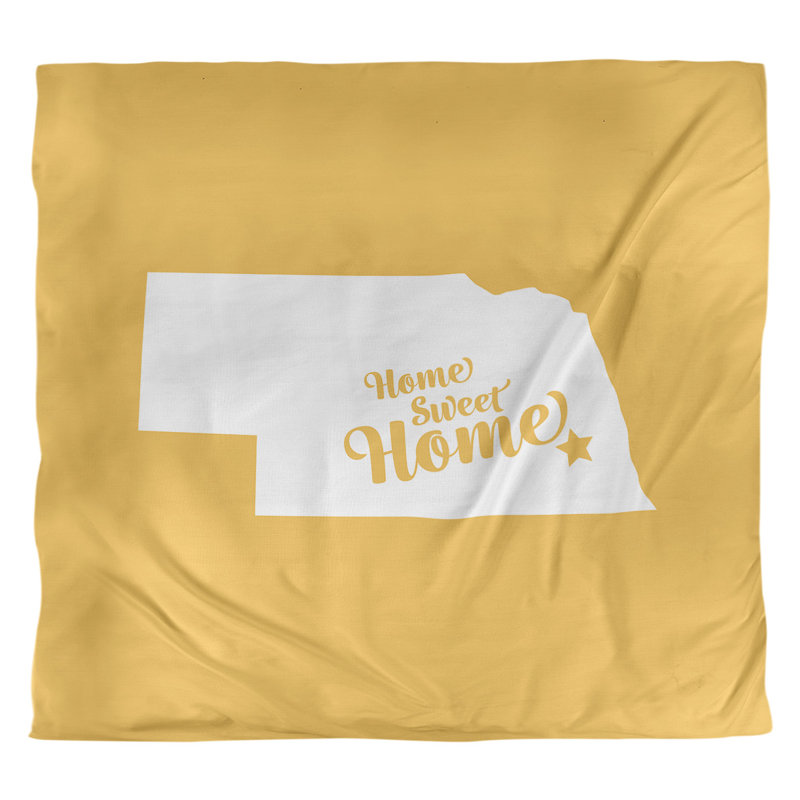 Housse de couette lincoln doux, Housse de couette pour très grand lit, Jaune, Microfibre