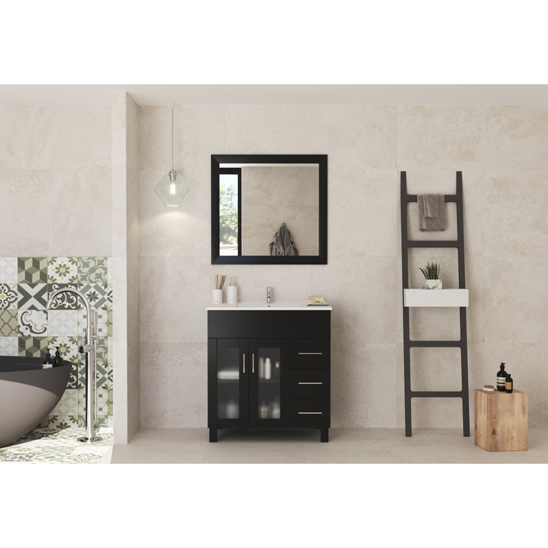 Ensemble de meuble-lavabo simple 32 po Keiwan, Espresso
