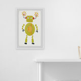 Gerald Magnetic Robot Framed Print