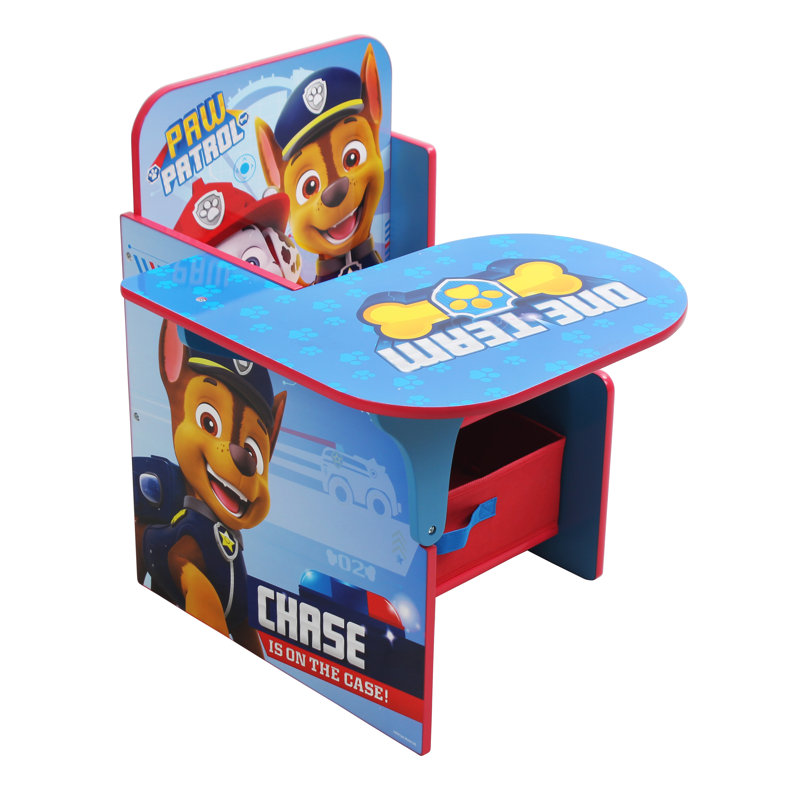 Paw Patrol Chair Desk with Storage Bin by Nixy Children