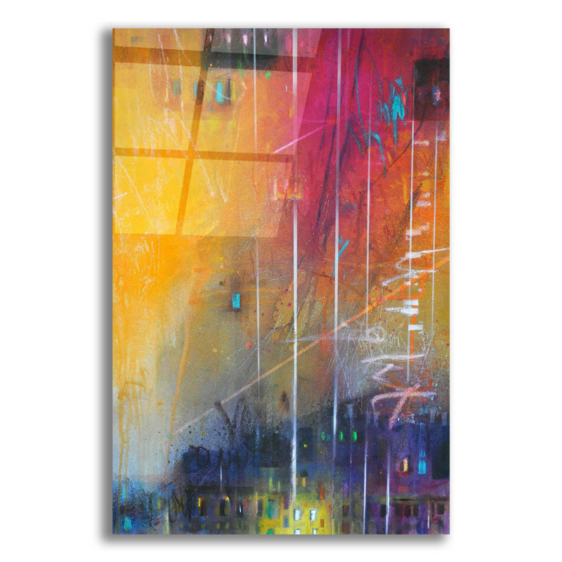 Sur impression plastique / acrylique, H 16 po x l 12 po x P 0,13 po