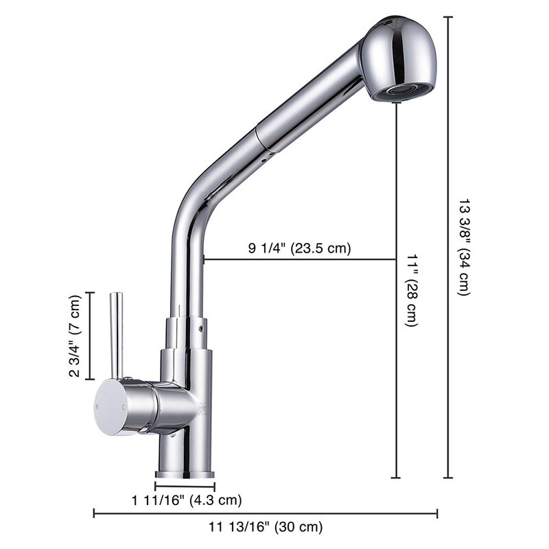 Aquaterior Pull Out Kitchen Faucet & Reviews | Wayfair