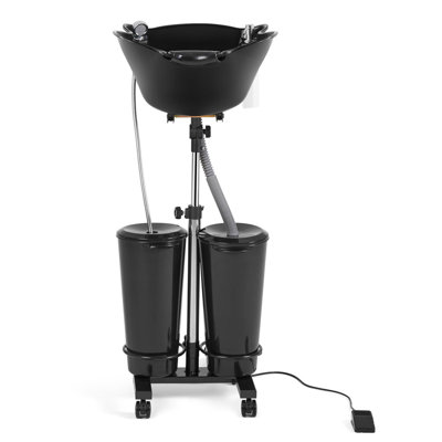 Bac à shampooing portatif 14,8 po x l 11,4 po avec robinet