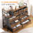 Metal Frame Fabric 9 Drawer Dresser with Charging Station for Bedroom-397760758