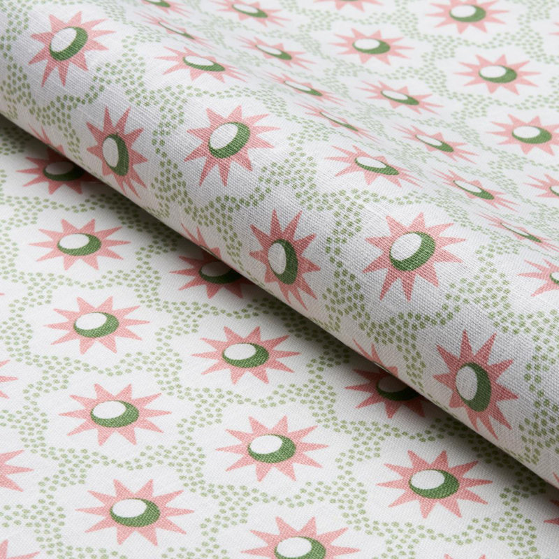 Lucie Fabric, Pink/Green