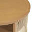 Table basse ronde en rotin avec rangement-1534539126