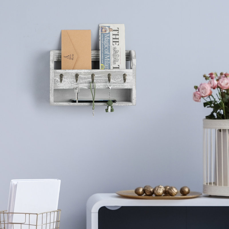 Kentarou Solid Wood Wall Organizer