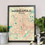 Minneapolis City Map - No Frame Print-398328409