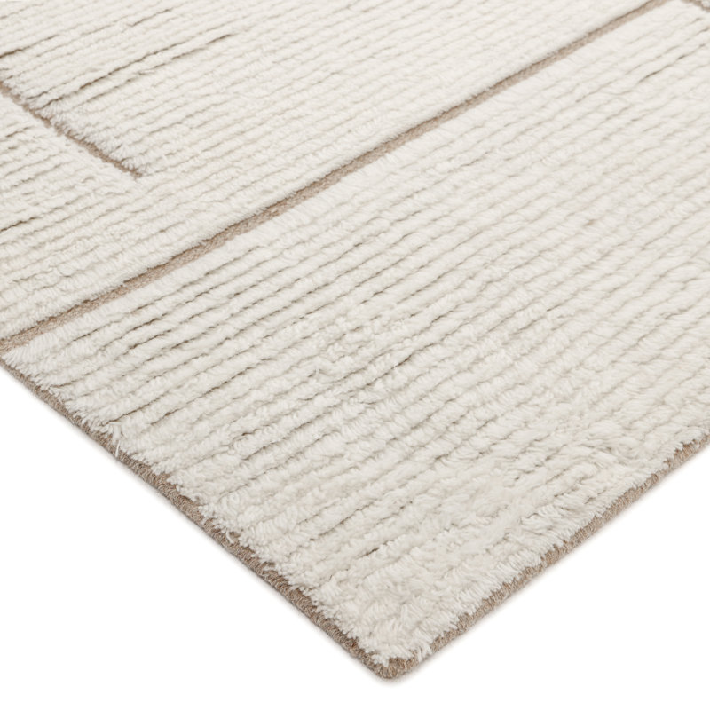 Norwhich Hand Knotted Area Rug, Rectangle 3' x 5'