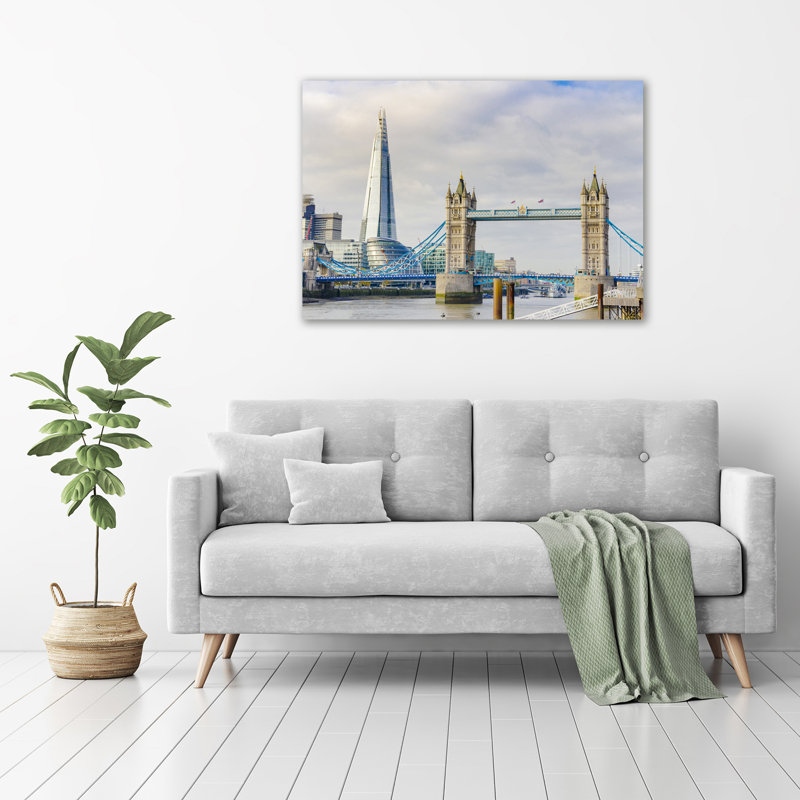 River Thames London - Wrapped Canvas Print