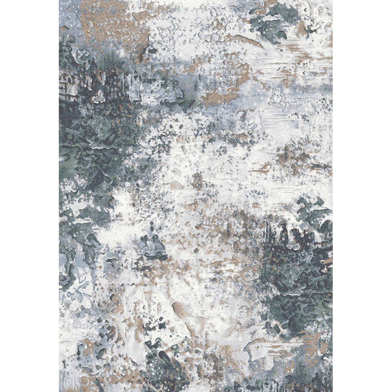 Abbingt Machine Woven Blue Indoor Rug, Rectangle 80 x 150cm