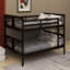 Lit superposé double au-dessus de double avec échelle pour chambre à coucher-114381495