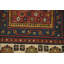 Tapis de couloir à teinture végétale antique pré-1900 3 x 7