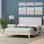 Lit plateforme en bois massif Marksbury - cerisier classique Marksbury
