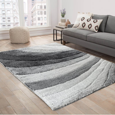 Afag Abstract Shag Area Rug