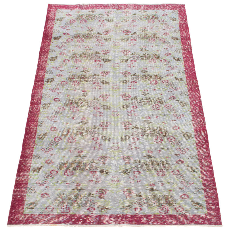 Tapis denim bleu clair 5 pi 4 po x 7 pi 3 po