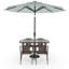 Mclaurin 4 - Person Patio Dining Set with Rectangular Table-161402786-161402787