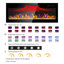 36" Ultra Thin Wall Mounted/Recessed Electric Fireplace with Tempered Glass, Multi Colour Flame,LED Heater