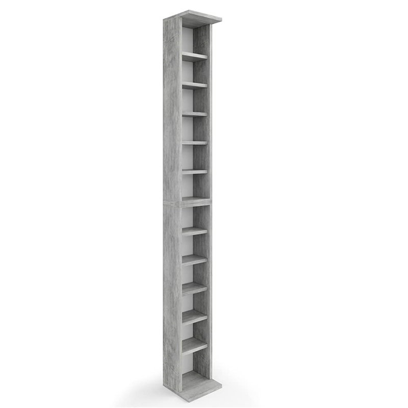 H Media Shelves, Concrete