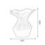 Vase de table blanc en céramique-553642939