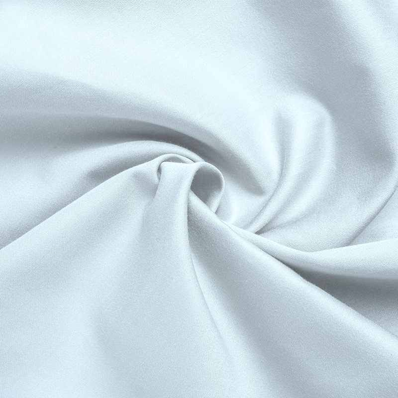 Sunrise Sateen Sheet Set, King Sheet Set with 2 Pillowcases, Blue