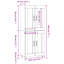 Richbell 69.5cm Sideboard-327213685