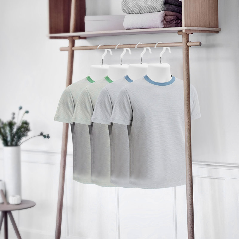 Ensemble de 4 présentoirs à mannequins mâles, Blanc