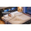 Lit tête de lit tapissier moderne avec tiroirs et tablettes de rangement, tête de chargement USB et éclairage d'ambiance personnalisable à DEL - double / grand / très grand-1149525422-1149525419