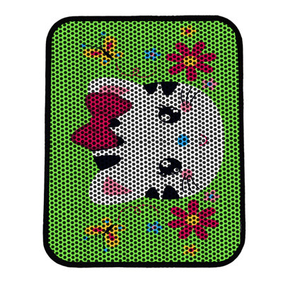Premium Cat Litter Mat, 18 x 24 inches | 50% PVC / 50% Polyester, Machine Washable & Vacuum Friendly | Durable, Easy-Clean Design for Pet Owners | Protect Your Floors from Litter Messes