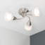 Ricardo Glass Semi Flush Mount