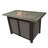 Rectangle Steel Propane Smokeless Fire Pit