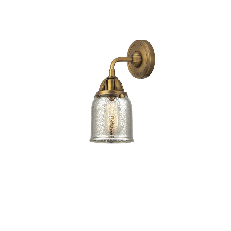 Shauna Armed Sconce, LED, Brushed Brass